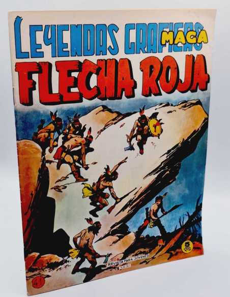 EXCELENTE ESTADO FLECHA ROJA 41 LEYENDAS GRAFICAS MAGA ORIGINAL