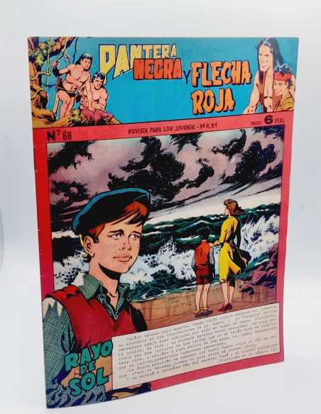 EXCELENTE ESTADO PANTERA NEGRA Y FLECHA ROJA 68 LEYENDAS GRAFICAS MAGA ORIGINAL