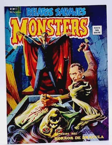 DE KIOSCO RELATOS SALVAJES 23 HORROR DE DRACULA MUNDOS DESCONOCIDOS VOL1 VOL.1 GRAPA VERTICE