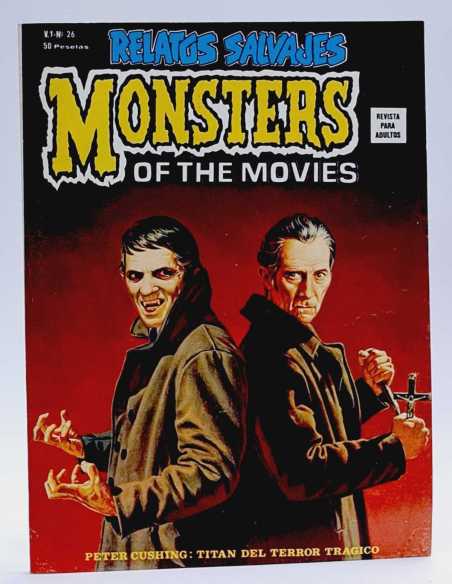 EXCELENTE ESTADO RELATOS SALVAJES 26 MONSTERS OF THE MOVIES VOL1 VOL.1 GRAPA VERTICE