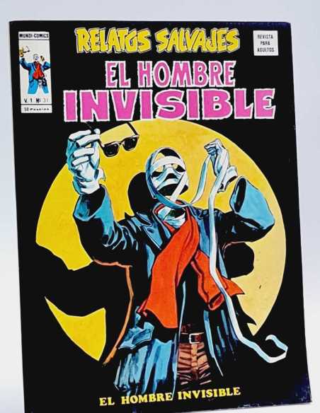 EXCELENTE ESTADO RELATOS SALVAJES 31 MUNDOS DESCONOCIDOS VOL1 VOL.1 EL HOMBRE INVISIBLE VERTICE