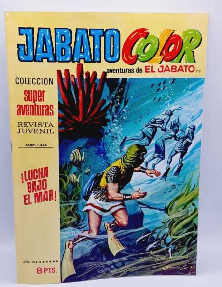 DE KIOSCO JABATO COLOR 117 LUCHA BAJO EL MAR SUPER AVENTURAS 1414 BRUGUERA