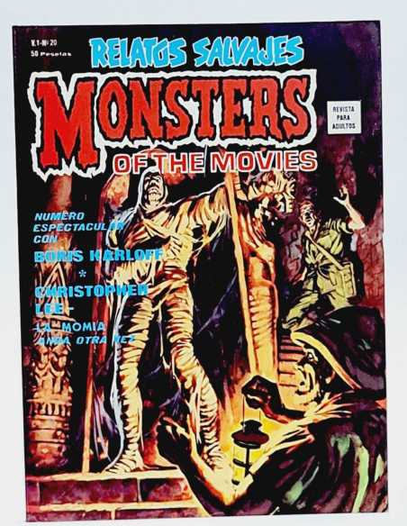 DE KIOSCO RELATOS SALVAJES 20 MONSTERS OF THE MOVIES VOL1 VOL.1 GRAPA VERTICE