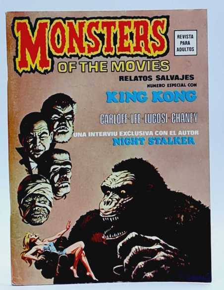 MUY BUEN ESTADO RELATOS SALVAJES 1 MOSTERS OF THE MOVIES CONTRAPORTADA HUMEDAD VOL1 VOL.1 VERTICE