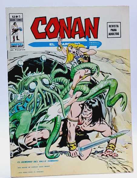 EXCELENTE ESTADO CONAN 5 VOL2 EL DEMONIO DEL VALLE SOMBRIOVOL.2 GRAPA MARVEL EDICIONES VERTICE