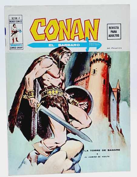 EXCELENTE ESTADO CONAN 4 VOL2 LA TORRE DE SANGRE VOL.2 GRAPA MARVEL EDICIONES VERTICE