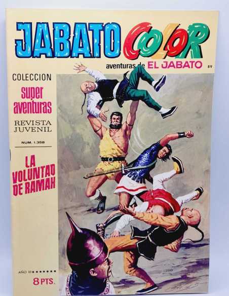 DE KIOSCO JABATO COLOR 89 SUPER AVENTURAS 1358 BRUGUERA