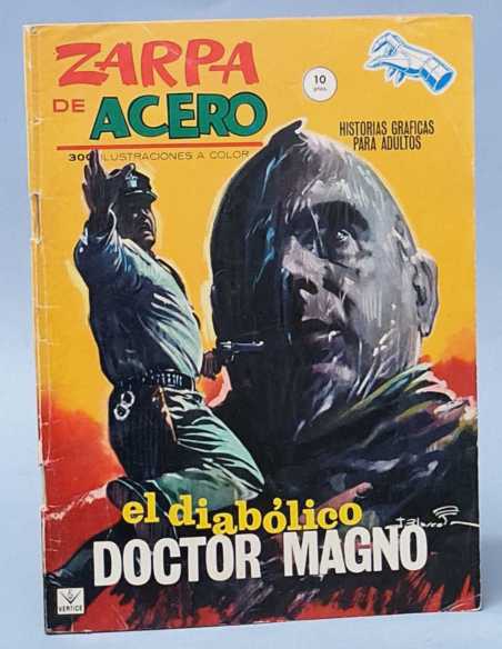 MUY BUEN ESTADO ZARPA DE ACERO 7 EL DIABOLICO DOCTOR MAGNO INVISIBLE GRAPA VERTICE