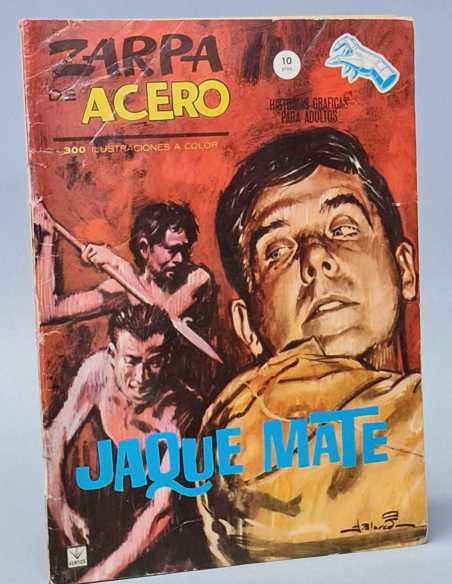 MUY BUEN ESTADO ZARPA DE ACERO 5 JAQUE MATE GRAPA VERTICE