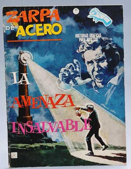 MUY BUEN ESTADO ZARPA DE ACERO 15 LA AMENAZA INSALVABLE GRAPA VERTICE