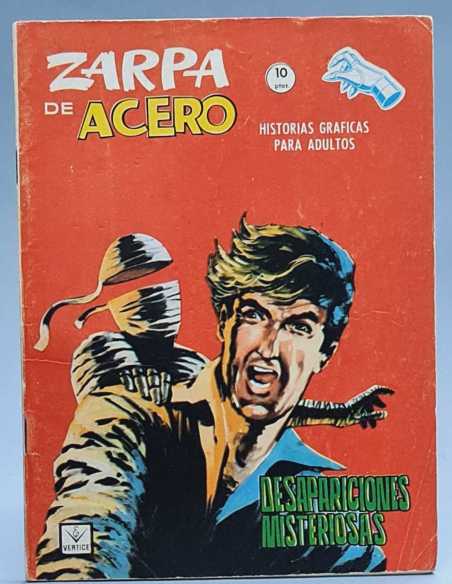 MUY BUEN ESTADO ZARPA DE ACERO 22 DESAPARICIONES MISTERIOSAS GRAPA VERTICE