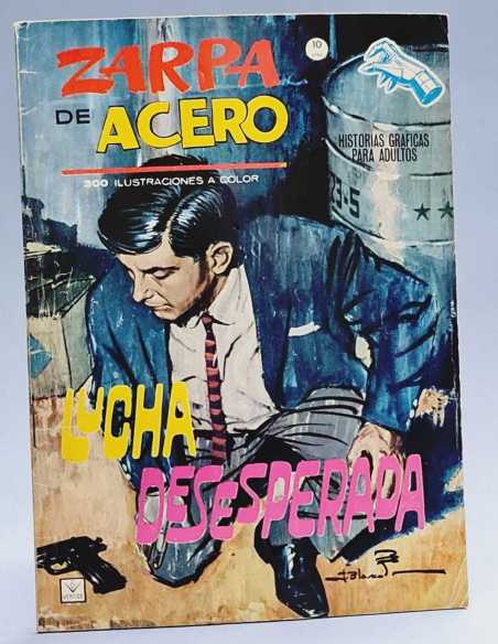 MUY BUEN ESTADO ZARPA DE ACERO 10 LUCHA DESESPERADA GRAPA VERTICE