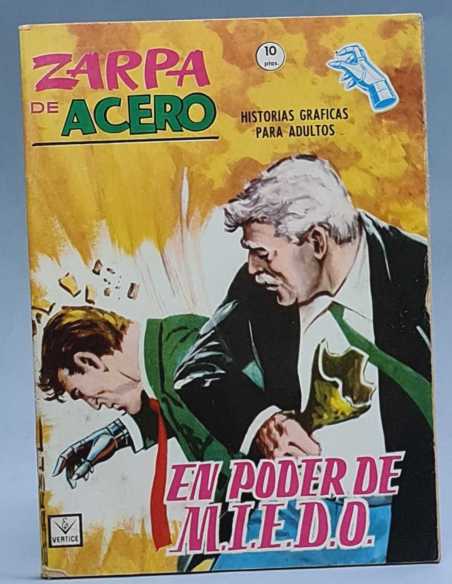 BUEN ESTADO ZARPA DE ACERO 25 EL PODER DE MIEDO GRAPA VERTICE