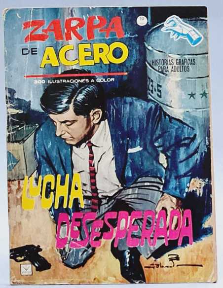 BUEN ESTADO ZARPA DE ACERO 10 LUCHA DESESPERADA GRAPA VERTICE