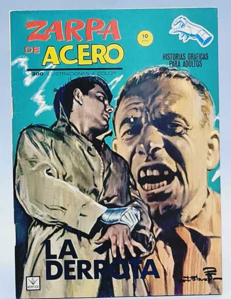 CASI EXCELENTE ESTADO ZARPA DE ACERO 8 LA DERROTA GRAPA VERTICE