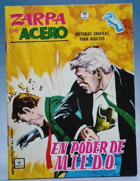 EXCELENTE ESTADO ZARPA DE ACERO 25 EL PODER DE MIEDO GRAPA VERTICE