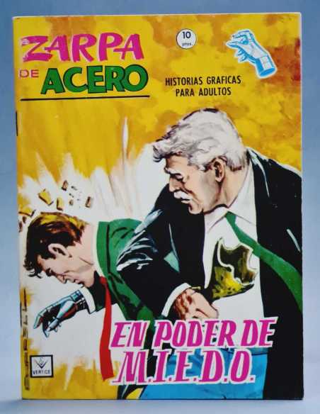 EXCELENTE ESTADO ZARPA DE ACERO 25 EL PODER DE MIEDO GRAPA VERTICE