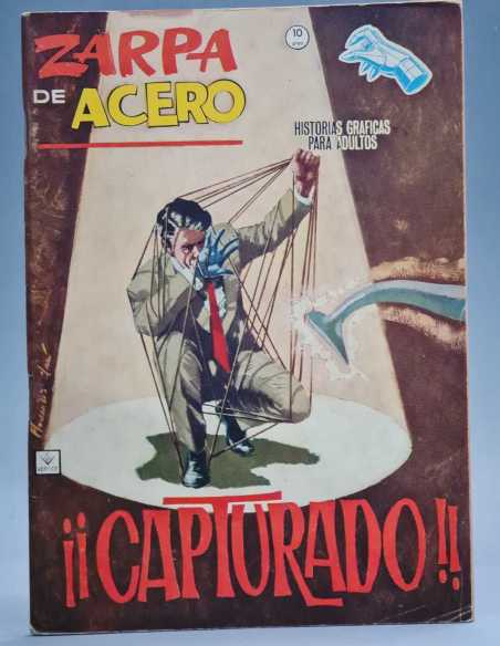 MUY BUEN ESTADO ZARPA DE ACERO 16 CAPTURADO GRAPA VERTICE