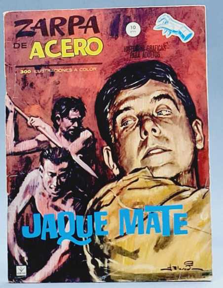 MUY BUEN ESTADO ZARPA DE ACERO 5 JAQUE MATE GRAPA VERTICE