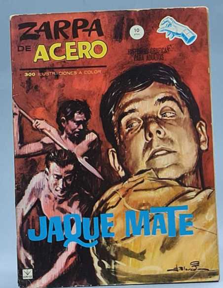 BUEN ESTADO ZARPA DE ACERO 5 JAQUE MATE GRAPA VERTICE