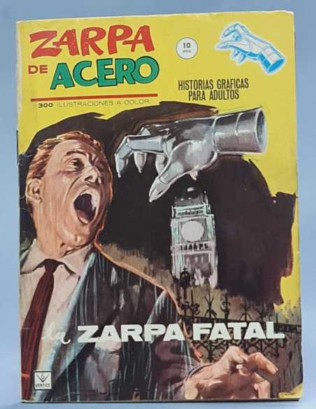 MUY BUEN ESTADO ZARPA DE ACERO 2 LA ZARPA FATAL GRAPA VERTICE