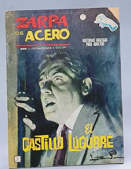 ZARPA DE ACERO 11 EL CASTILLO LÚGUBRE FALTA ESQUINA PAPEL PORTADA GRAPA VERTICE