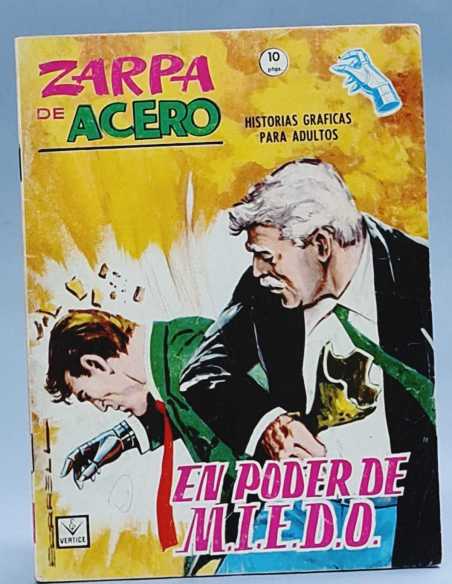 MUY BUEN ESTADO ZARPA DE ACERO 25 EL PODER DE MIEDO GRAPA VERTICE