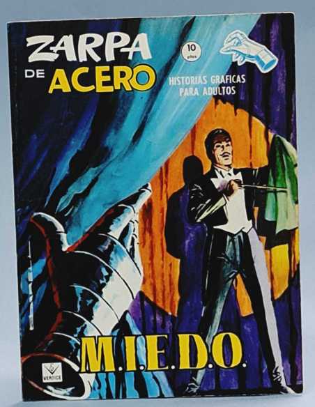 EXCELENTE ESTADO ZARPA DE ACERO 23 MIEDO GRAPA VERTICE