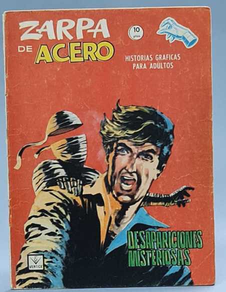 MUY BUEN ESTADO ZARPA DE ACERO 22 DESAPARICIONES MISTERIOSAS GRAPA VERTICE