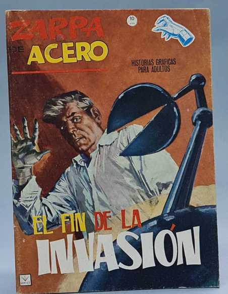 MUY BUEN ESTADO ZARPA DE ACERO 17 EL FIN DE LA INVASION GRAPA VERTICE