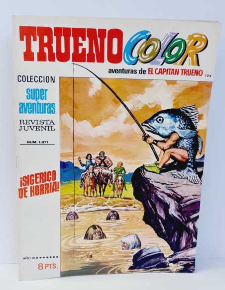 EXCELENTE ESTADO EL CAPITAN TRUENO COLOR 124 SUPER AVENTURAS 1371 BRUGUERA