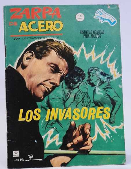 MUY BUEN ESTADO ZARPA DE ACERO 6 LOS INVASORES GRAPA VERTICE