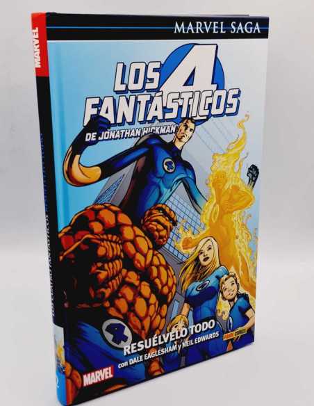 DE KIOSCO MARVEL SAGA 92 LOS 4 FANTASTICOS DE JONATHAN HICKMAN 2 RESUELVELO TODO PANINI TAPA DURA