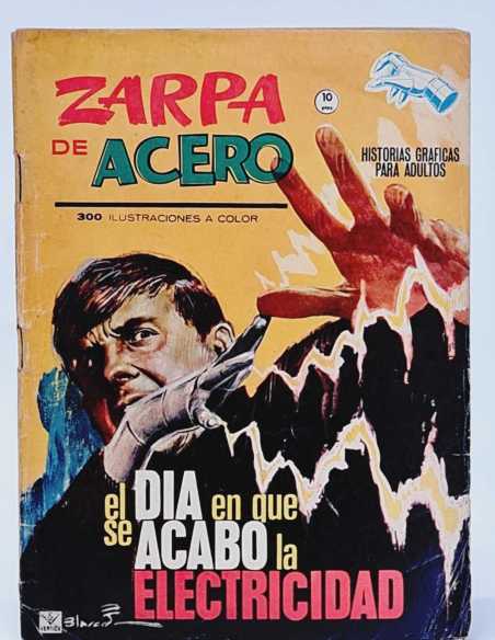 BUEN ESTADO ZARPA DE ACERO 9 EL DIA EN QUE SE ACABO LA ELECTRICIDAD GRAPA VERTICE