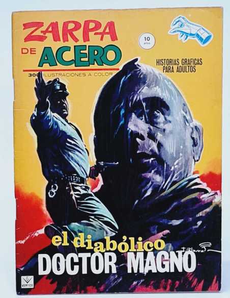 CASI EXCELENTE ESTADO ZARPA DE ACERO 7 EL DIABOLICO DOCTOR MAGNO GRAPA VERTICE