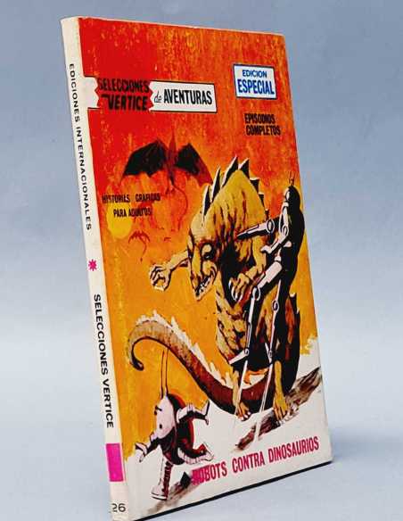 CASI EXCELENTE ESTADO SELECCIONES VERTICE 26 ROBOTS CONTRA DINOSAURIOS EDICIONES INTERNACIONALES