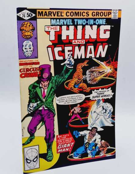 KIOSCO MARVEL TWO-IN-ONE 76 THE THING AND ICEMAN USA