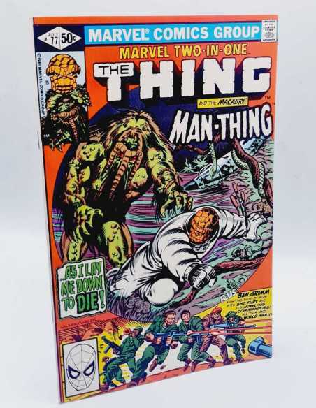 KIOSCO MARVEL TWO-IN-ONE 77 THE THING AND THE MACABRE MAN-THING USA