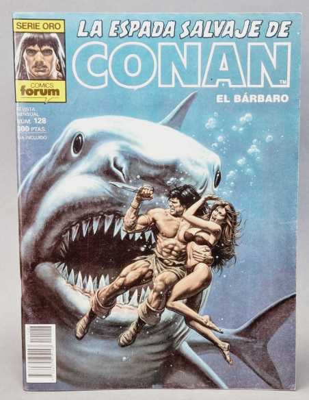 EXCELENTE LA ESPADA SALVAJE DE CONAN 128 SERIE ORO COMICS FORUM GRAPA