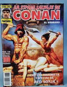 EXCELENTE LA ESPADA SALVAJE DE CONAN 138 SERIE ORO COMICS...