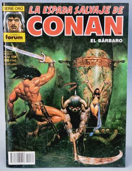 EXCELENTE LA ESPADA SALVAJE DE CONAN 134 SERIE ORO COMICS FORUM GRAPA