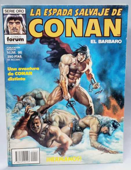 CASI EXCELENTE LA ESPADA SALVAJE DE CONAN 96 SERIE ORO COMICS FORUM GRAPA