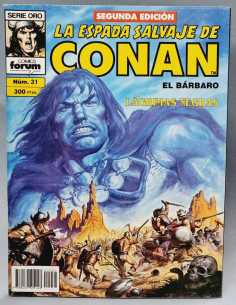 CASI EXCELENTE LA ESPADA SALVAJE DE CONAN 31 SERIE ORO...