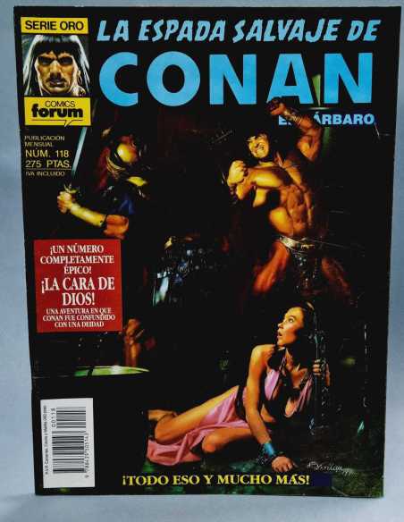 CASI EXCELENTE LA ESPADA SALVAJE DE CONAN 118 SERIE ORO COMICS FORUM GRAPA