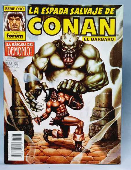 CASI EXCELENTE LA ESPADA SALVAJE DE CONAN 123 SERIE ORO COMICS FORUM GRAPA
