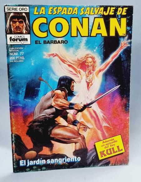 MUY BUEN ESTADO LA ESPADA SALVAJE DE CONAN 77 SERIE ORO COMICS FORUM GRAPA