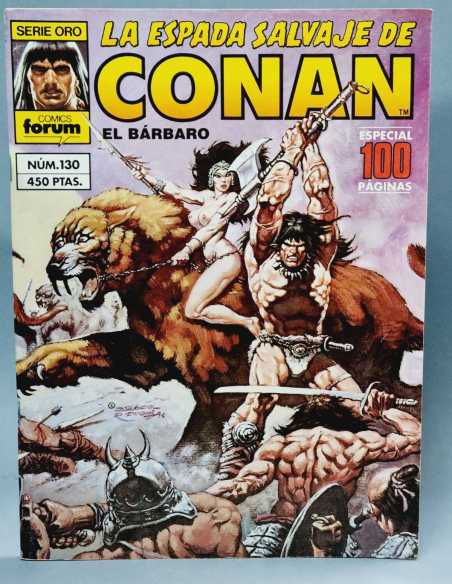 EXCELENTE LA ESPADA SALVAJE DE CONAN 130 SERIE ORO COMICS FORUM GRAPA