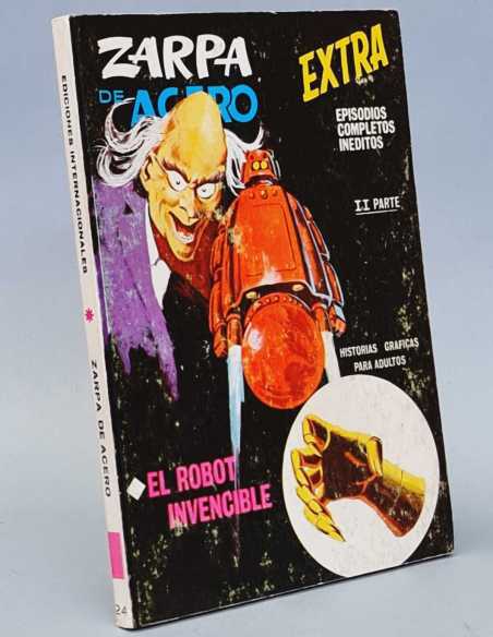 BUEN ESTADO ZARPA DE ACERO 24 EL ROBOT INVENCIBLE TACO EDICIONES VERTICE