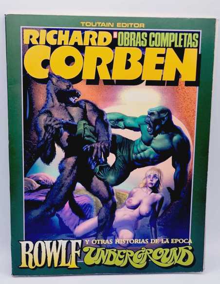 CASI EXCELENTE ESTADO RICHARD CORBEN 6 OBRAS COMPLETAS ROWLF UNDERGROUND TOUNTAIN