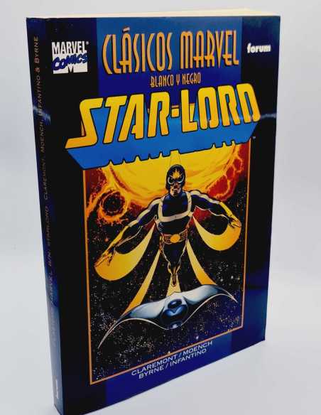 DE KIOSCO CLASICOS MARVEL STARLORD BLANCO Y NEGRO FORUM COMICS TAPA BLANDA